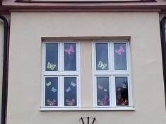 Jarní výzdoba oken