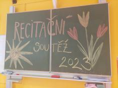 Školní kolo soutěže v recitaci: 29.3.2023
