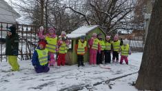 Sněhové radovánky MŠ Diváky